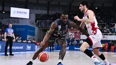 Basket, gli scatti di Germani-Milano