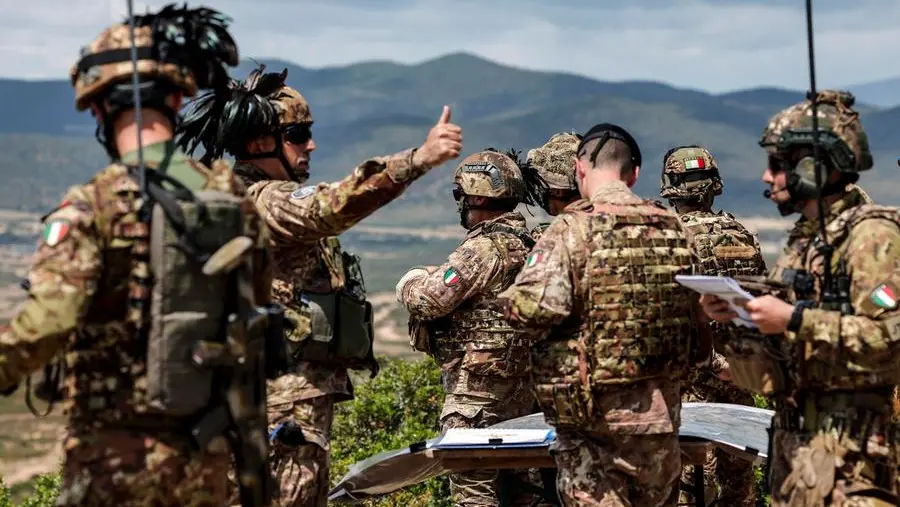Un'esercitazione dei militari italiani - Foto Ansa © www.giornaledibrescia.it
