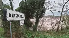Il livello di fiumi e torrenti aumentato a causa del maltempo a Brisighella (Ravenna), 14 marzo 2025. ++PER GENTILE CONCESSIONE ANDREA TRITELLA +++ +++HO - NO SALES EDITORIAL USE ONLY++