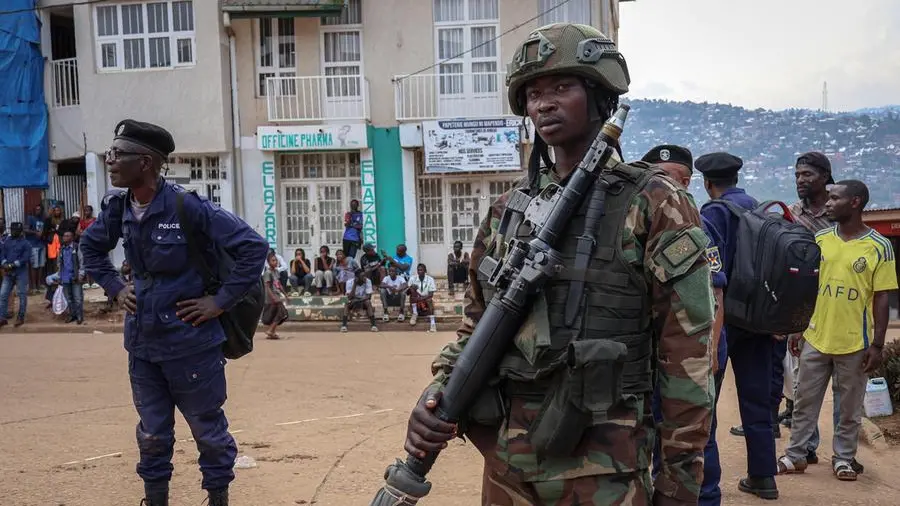 Miliziani del M23 in Congo, a Bukavu - Foto Ansa © www.giornaledibrescia.it