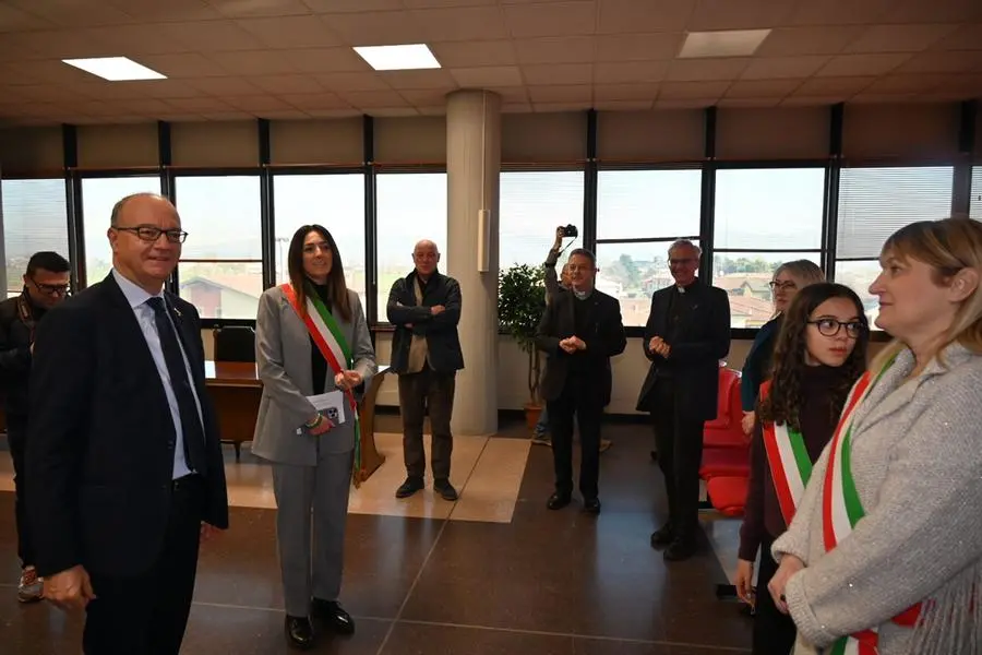 Il ministro Valditara in visita a Torbole