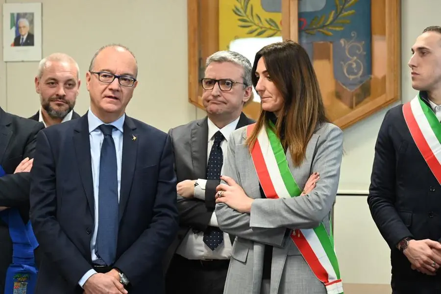 Il ministro Valditara in visita a Torbole