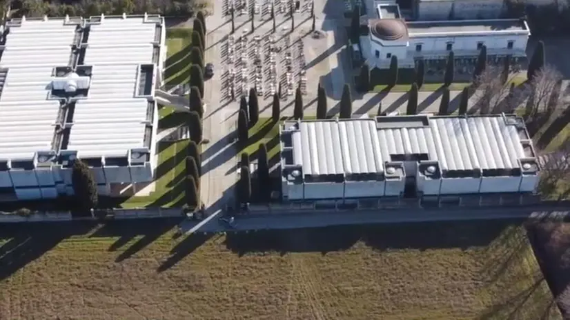 Una veduta del cimitero di Desenzano