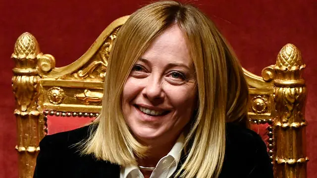 Italian Prime Minister, Giorgia Meloni, reports at the Senate on the upcoming European Council, Rome, Italy, 18 March 2025. ANSA/RICCARDO ANTIMIANI