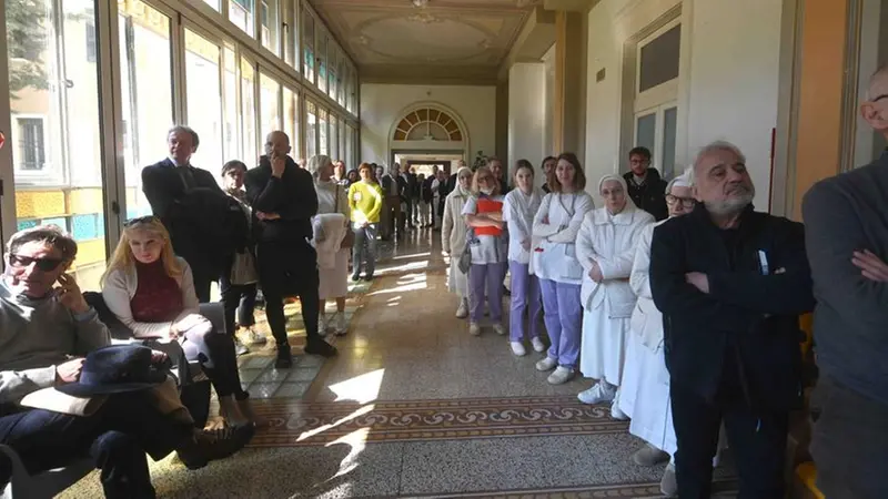 L'inaugurazione del nuovo punto prelievi della Poliambulanza