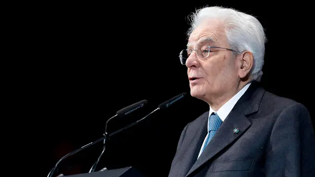 Gorizia - Il Presidente della Repubblica Sergio Mattarella rivolge il suo indirizzo di saluto in occasione della cerimonia di conferimento del Premio "Santi Ilario e Taziano - Città di Gorizia", oggi 14 marzo 2015. (Foto di Paolo Giandotti - Ufficio Stampa per la Stampa e la Comunicazione della Presidenza della Repubblica)
