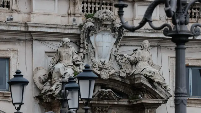 Veduta esterna del Palazzo della Consulta sede della Corte Costituzionale, Roma 25 Febbraio 2025. ANSA/GIUSEPPE LAMI