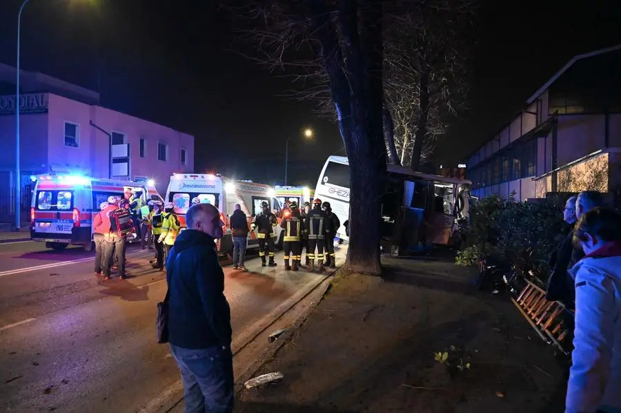 CRONACA BRESCIA VIA ORZINUOVI INCIDENTE MORTALE REDAZIONE CRONACA 20-03-2025 GABRIELE STRADA NEW EDEN GROUP