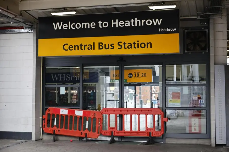 L'aeroporto di Heathrow durante il blackout