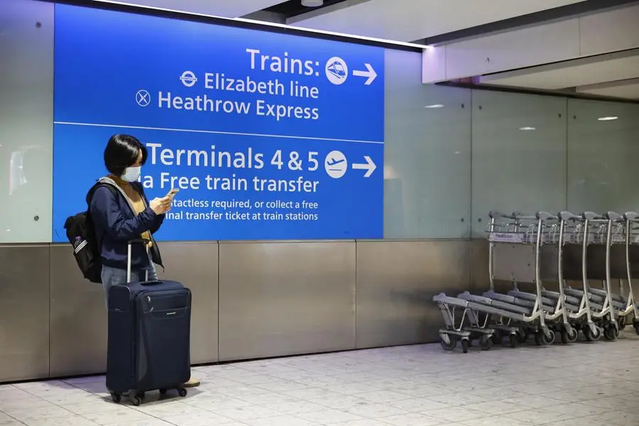 L'aeroporto di Heathrow durante il blackout