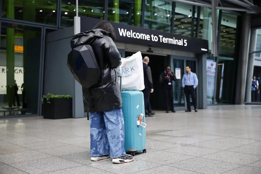 L'aeroporto di Heathrow durante il blackout