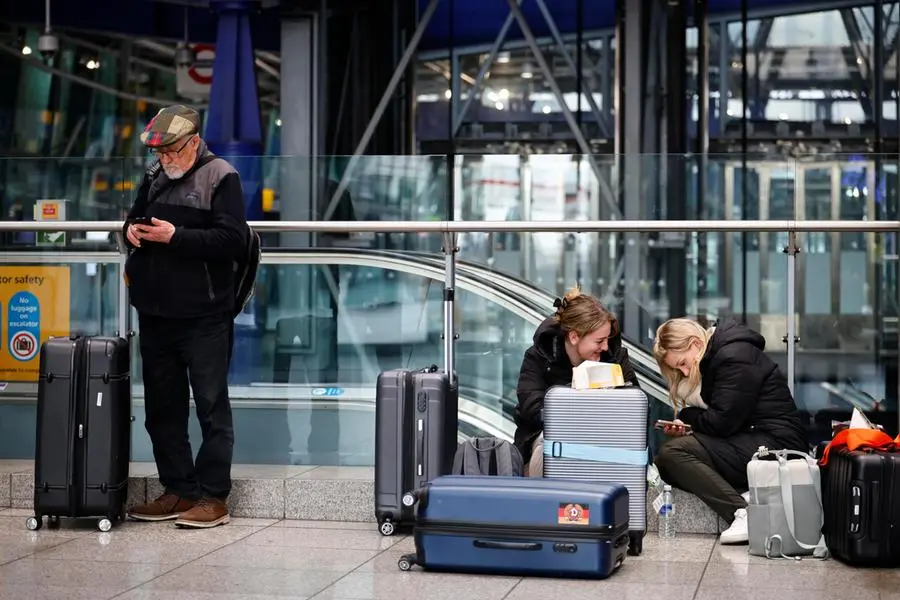 L'aeroporto di Heathrow durante il blackout