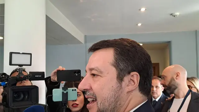 Il vice premier Salvini ad Ancona per evento della Lega: ''Tutto un altro mondo, tutta un'altra economia''