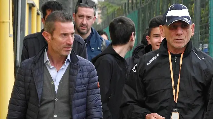 Berta in compagnia di Gigi Cagni in una foto d'archivio - © www.giornaledibrescia.it