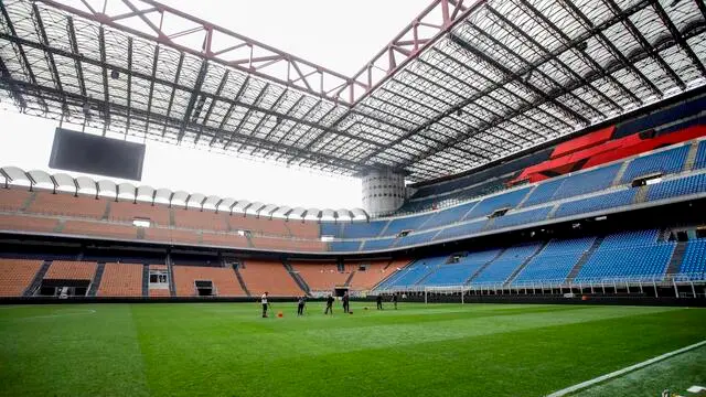 Lo stadio San Siro a Milano, 11 maggio 2023.ANSA/MOURAD BALTI TOUATI