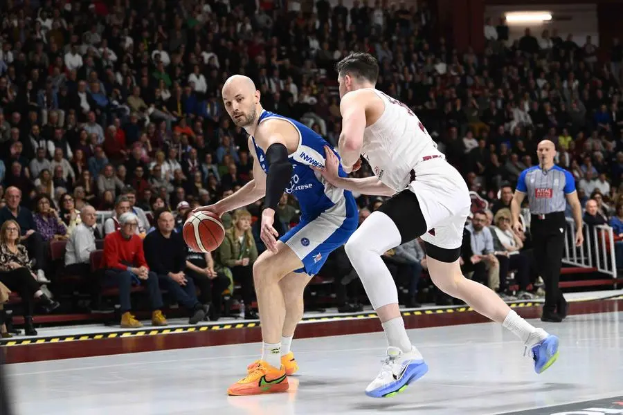 Miro Bilan Trapani Shark - Germani Pallacanestro Brescia LBA Legabasket Serie A Unipol 2024/2025 Trapani, 23/03/2025 Foto M.Ceretti / Ciamillo-Castoria