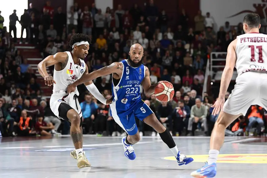 Chris Dowe Trapani Shark - Germani Pallacanestro Brescia LBA Legabasket Serie A Unipol 2024/2025 23^ giornata Trapani, 23/03/2025 Foto M.Ceretti / Ciamillo-Castoria