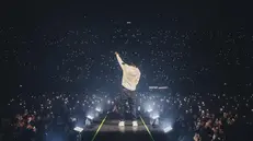 Uno degli ultimi concerti di Baby Gang, foto Instagram