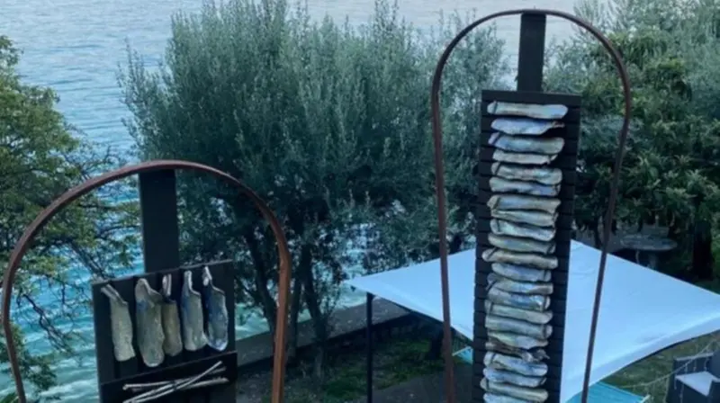 Una delle installazioni artistiche del progetto