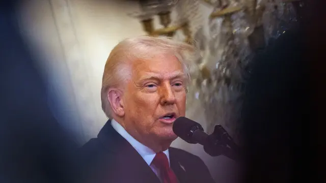 epa11990470 US President Donald Trump speaks during a Women's History Month Event at the White House in Washington, DC, USA, 26 March 2025. EPA/WILL OLIVER