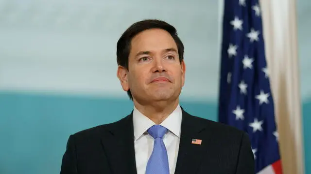 epa11972626 US Secretary of State Marco Rubio meets with New Zealand Deputy Prime Minister and Foreign Minister Winston Peters (not pictured) at the State Department in Washington, DC, USA, 18 March 2025. EPA/WILL OLIVER