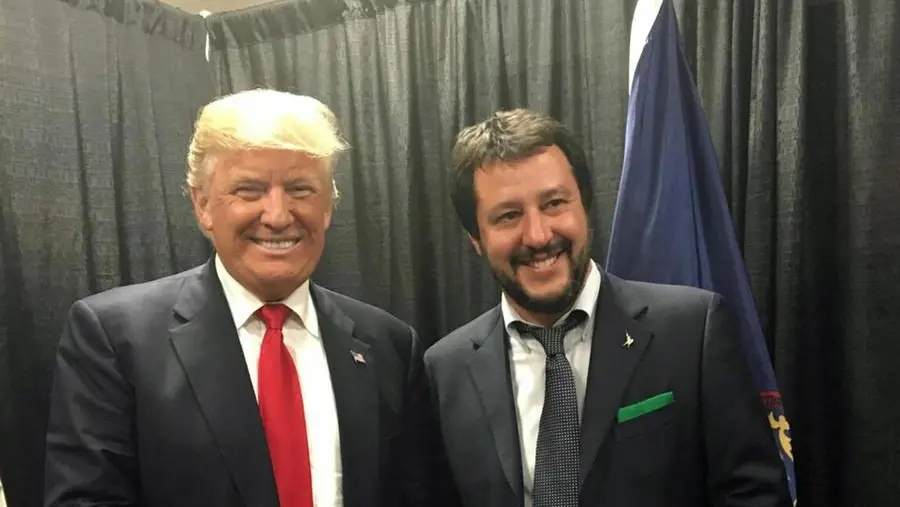 Donald Trump e Matteo Salvini - Foto Ansa © www.giornaledibrescia.it