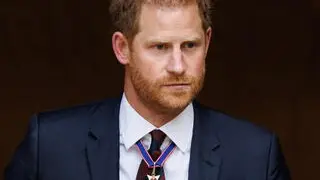 epa11327486 Britain's Prince Harry, the Duke of Sussex leaves St Paul's Cathedral in London, Britain, 08 May 2024. The prince attended the Invictus Games Foundation's 10th Anniversary celebration. The Service of Thanksgiving is reflecting on 10 years since the inaugural Invictus Games in London in 2014. EPA/TOLGA AKMEN