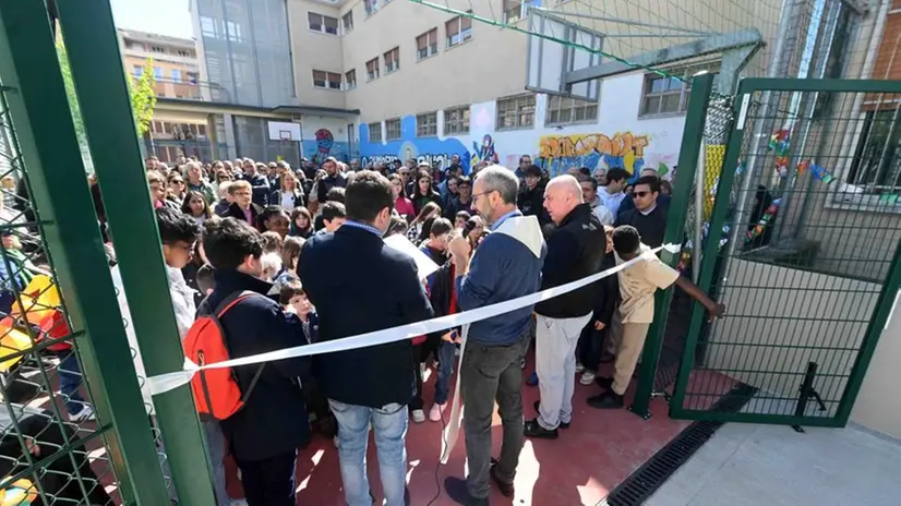 L'inaugurazione del parco a Sant'Eustacchio