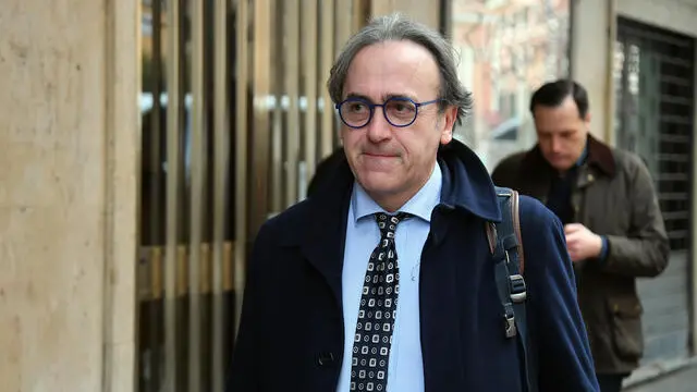 Il Portavoce di Europa Verde Angelo Bonelli in occasione dell’Assemblea dei Comitato promotore del referendum sulla Cittadinanza presso i locali di ExtraLibera Roma, 07 marzo 2025 ANSA/FABIO CIMAGLIA