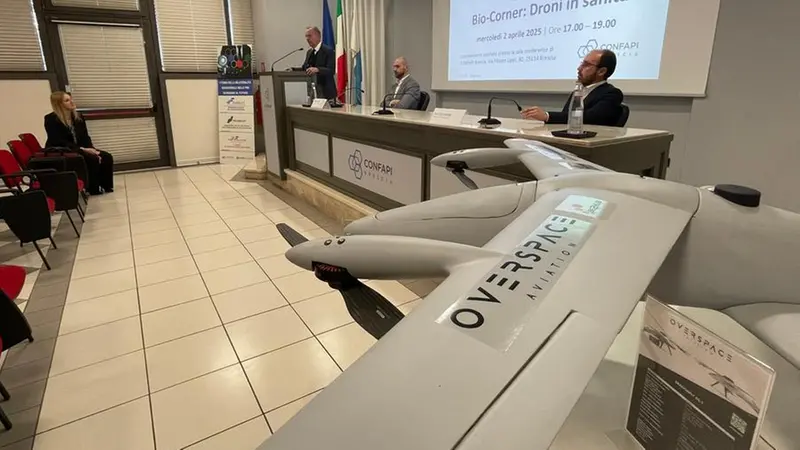 La presentazione del progetto e dei droni - © www.giornaledibrescia.it