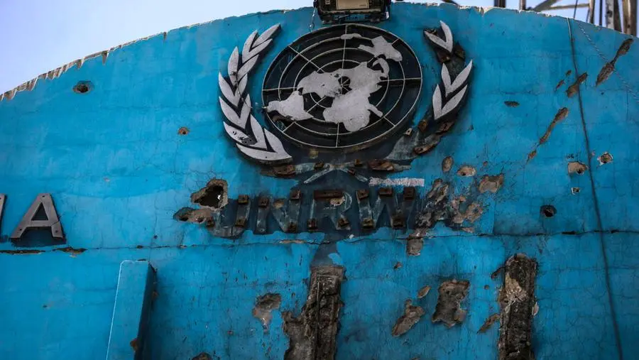 Una sede dell'Onu a Jabalia colpita da Israele - Foto Epa © www.giornaledibrescia.it