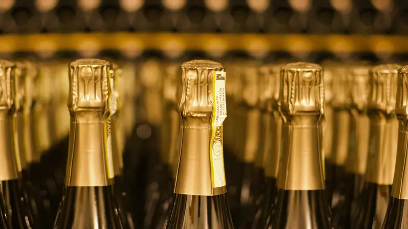 Bottiglie di Franciacorta