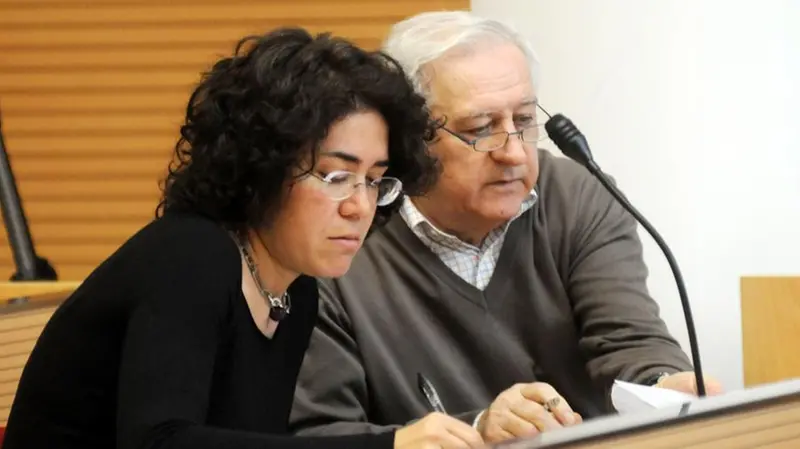 Tobagi nel 2010 con Manlio Milani - © www.giornaledibrescia.it