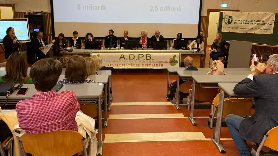 L'assemblea annuale dell'associazione diabetici della provincia di Brescia © www.giornaledibrescia.it