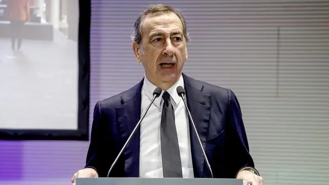 Il sindaco di Milano Giuseppe Sala partecipa alla conferenza stampa 'Campus mind. Il primo passo per gli studenti' a Milano, 1 aprile 2025. ANSA/MOURAD BALTI TOUATI
