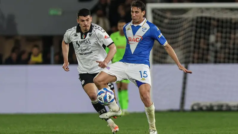 Cistana nel match con lo Spezia - Foto New Reporter Nicoli © www.giornaledibrescia.it