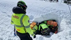 Al Tonale l'esercitazione di chi si occupa di soccorso in montagna © www.giornaledibrescia.it