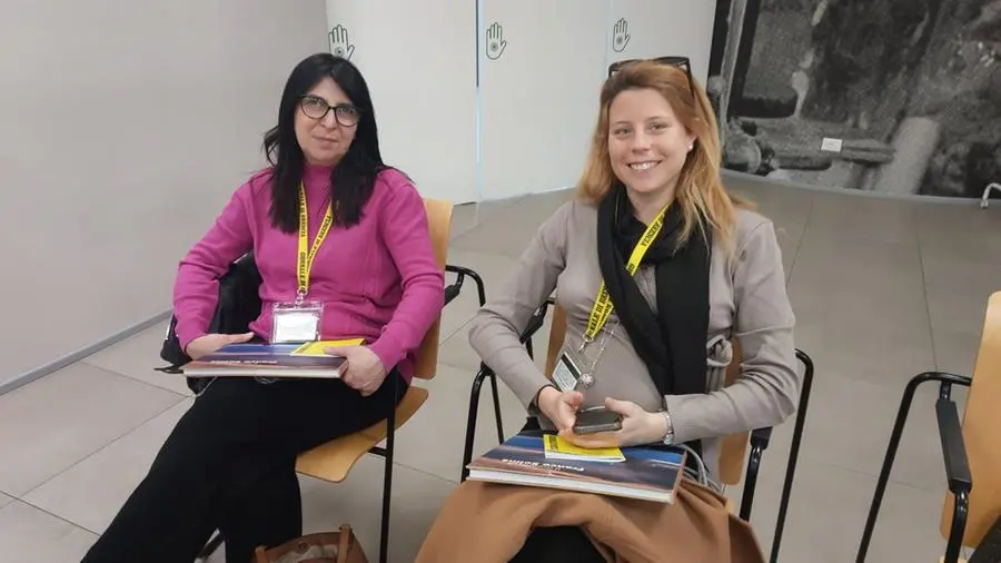 Gli alunni della quinta A della primaria di Casazza
