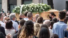 Colombian rider Egan Arley Bernal Gomez of Ineos Grenadiers team crossing the finish line during the 21th stage of the 2021 Giro d'Italia cycling race an individual time trial over 30,3km from Senago to Milano, Italy, 30 May 2021. ANSA/LUCA ZENNARO