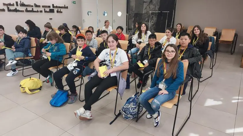 Gli studenti della scuola Santa Caterina de’ Ricci di Prato al GdB