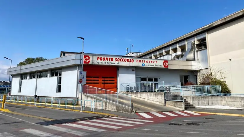 L’attuale ingresso del Pronto soccorso dell’ospedale di Desenzano © www.giornaledibrescia.it