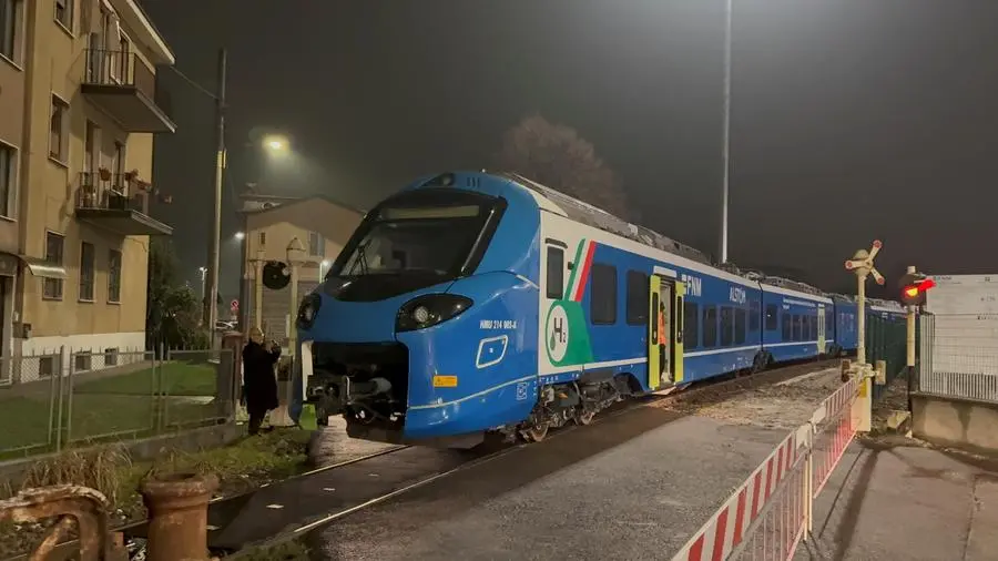 A Rovato l’arrivo del primo convoglio a idrogeno - © www.giornaledibrescia.it