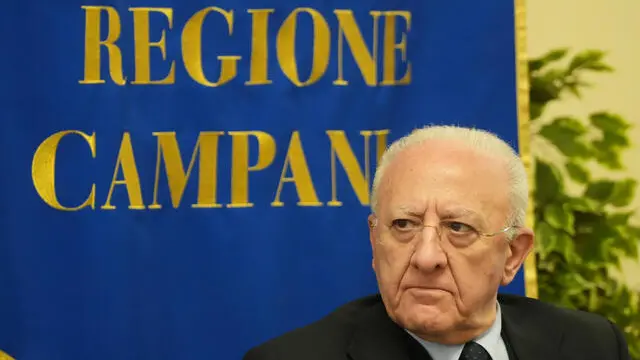 Vincenzo De Luca - Foto Ansa © www.giornaledibrescia.it