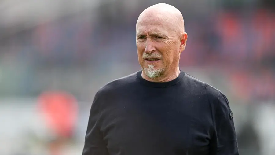 Rolando Maran a bordocampo al Marulla - Foto New Reporter © www.giornaledibrescia.it