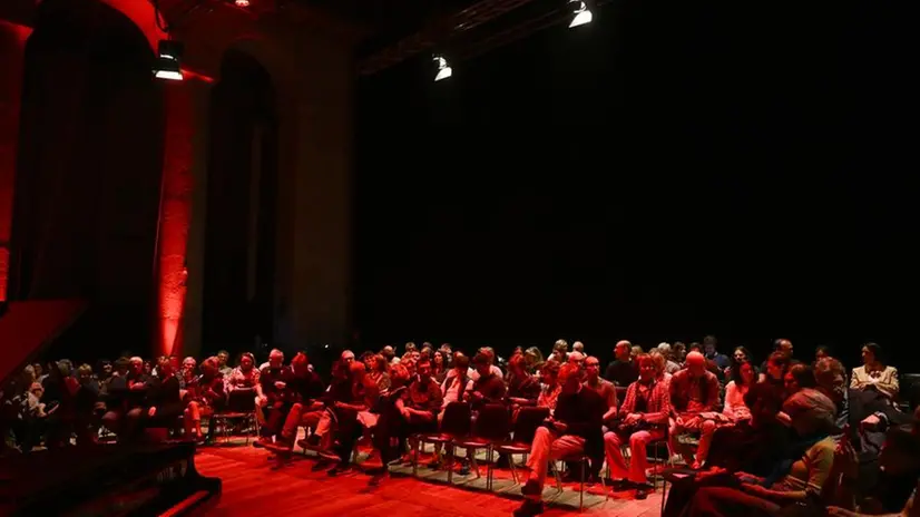 SPETTACOLI BRESCIA TEATRO GRANDE LA GRANDE NOTTE DEL JAZZ PERCORSO FIRE SALA PALCOSCENICO BORSONI NELLA FOTO PUBBLICO CORNELIA NILSON TRIO 12/04/2025 newreporter©favretto