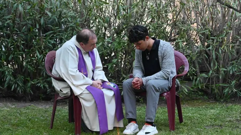 CRONACA BRESCIA GIARDINO DEL VESCOVO VEGLIA DELLE PALME CONFESSIONI PER ALBERTI 12-04-2025 MARCO ORTOGNI NEW EDEN GROUP