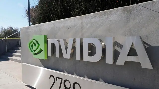 epa11859258 Exterior view and signage at Nvidia Corporation headquarters in Santa Clara, California, USA, 28 January 2025. Nvidia’s stock rebounded five percent from historic losses on 27 January 2025 and only recovered about $171 billion of the $589 billion market capitalization it lost. EPA/JOHN G. MABANGLO