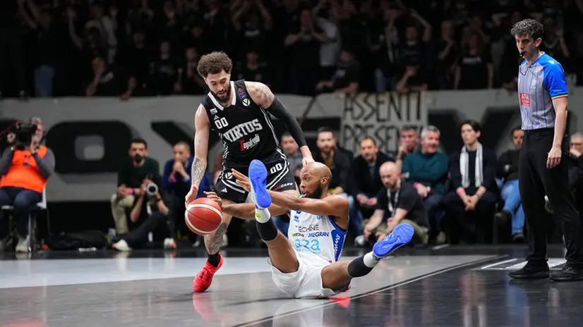 Il match tra Virtus Bologna e Germani
