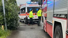 I mezzi di soccorso intervenuti sul posto - © www.giornaledibrescia.it