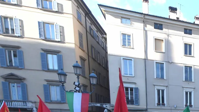 La celebrazione del 25 Aprile in piazza Loggia